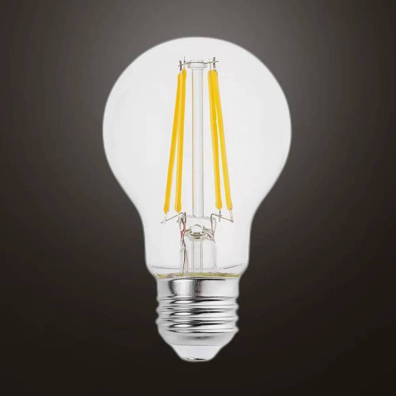 Bombilla Filamento 8W Transparente E-27 Bombilla Filamento 8W Transparente E-27