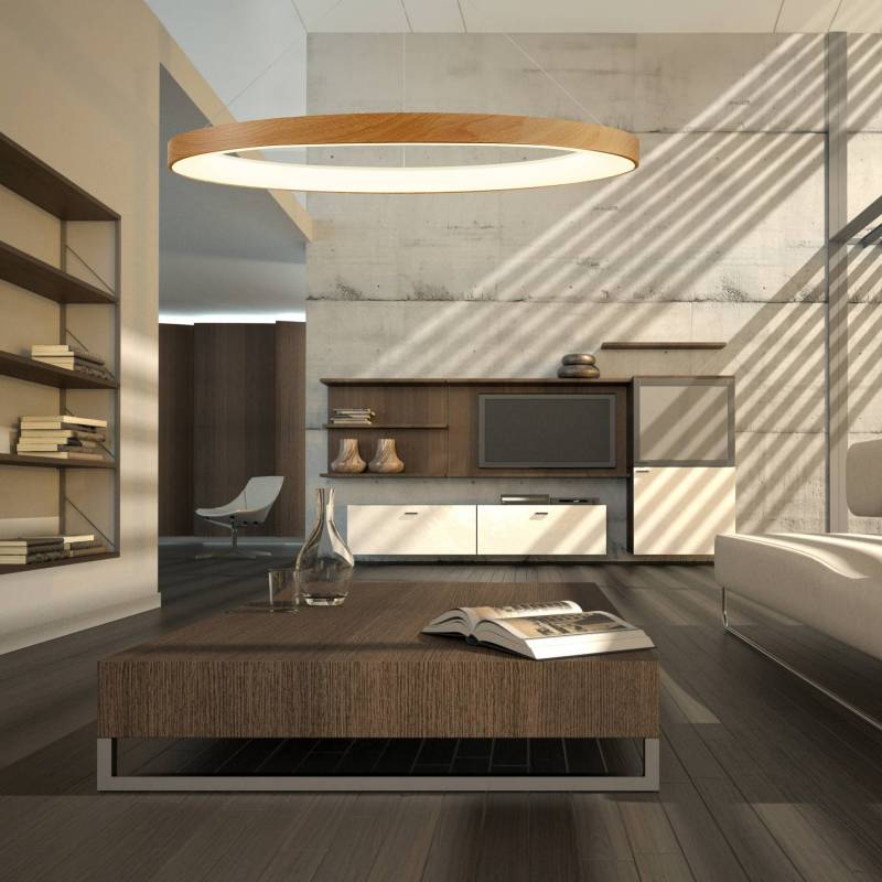 Lampara Niseko Madera Alda Iluminacion