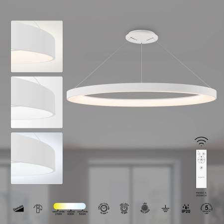 Lampara Niseko Blanca ; Tienda Lamparas Barcelona; Alda Iluminacion