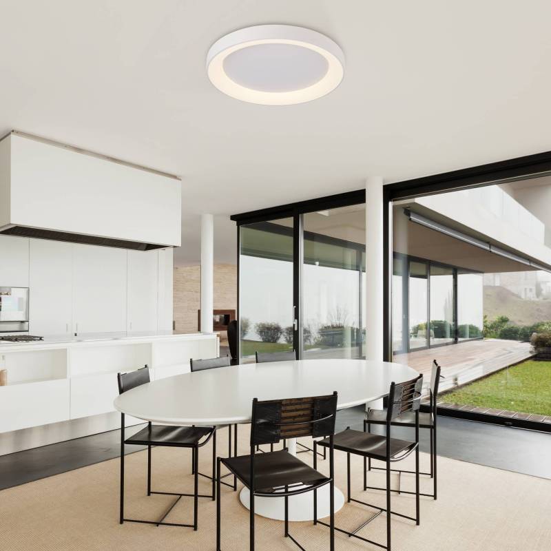 Plafon Niseko Blanco ; Tienda Lamparas Barcelona; Alda Iluminacion