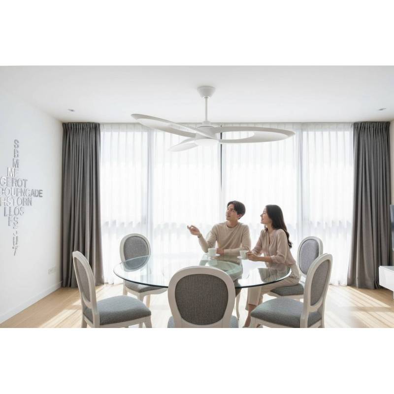 Ventilador Blanco Tarazona Alda Iluminacion