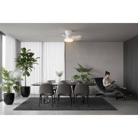 Ventilador Blanco Haran Alda Iluminacion