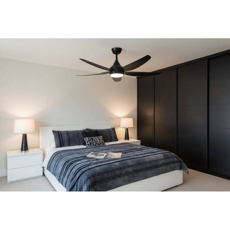 Ventilador 5 aspas Negro Elda Alda Iluminacion
