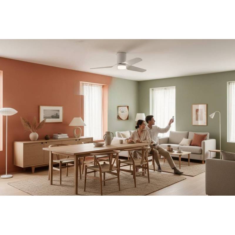 Ventilador Kochi Blanco Alda Iluminacion