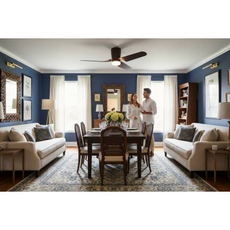 Ventilador Kochi Marron Alda Iluminacion