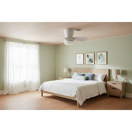 Ventilador Blanco Enoc Alda Iluminacion