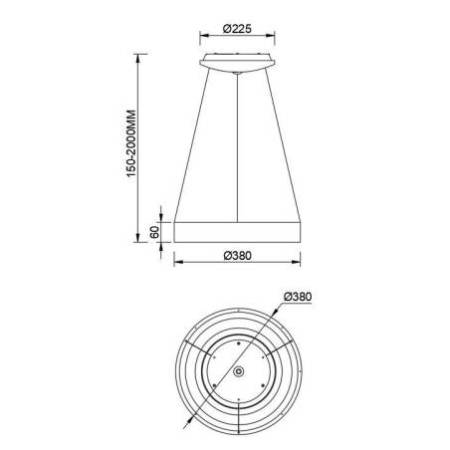 Lampara Niseko Madera Alda Iluminacion