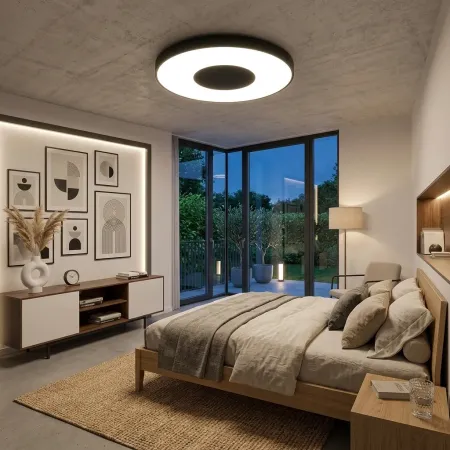 Foto Ambiente dormitorio,Coin Mantra, Alda Iluminacion